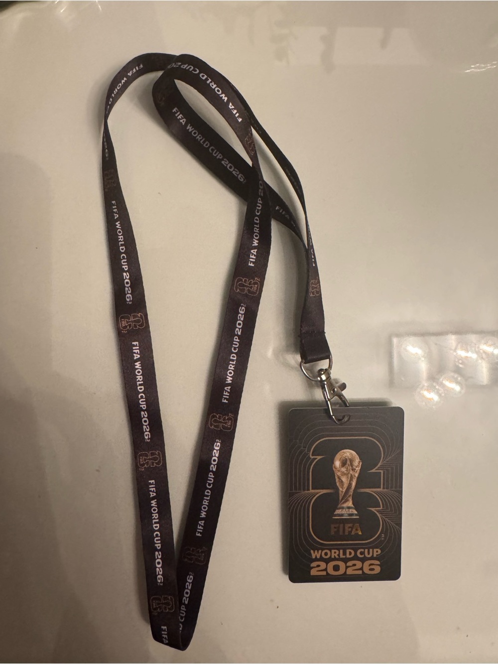 FIFA World Cup 2026 Black Badge Lanyard